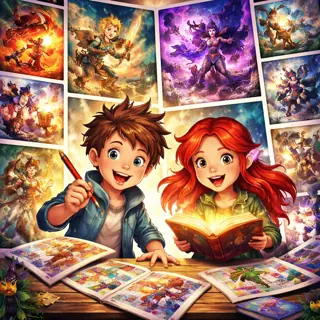 ИИ генератор сказочных и игровых комиксов